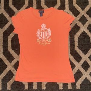 Ralph Lauren Polo T-shirt Crown Logo Size Large
